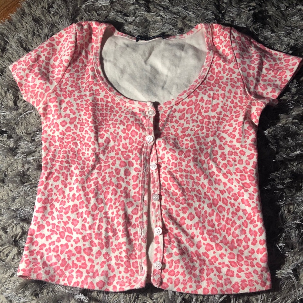 Pink cheetah zelly top